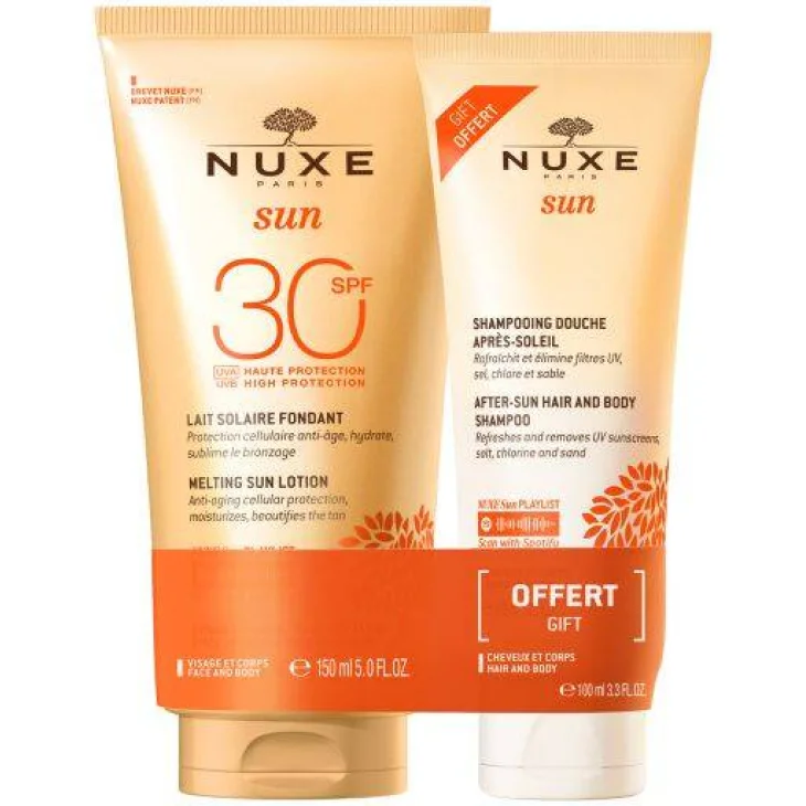 Nuxe Sun Duo Latte Solare Spf30 150 ml + Shampoo Doposole 100ml