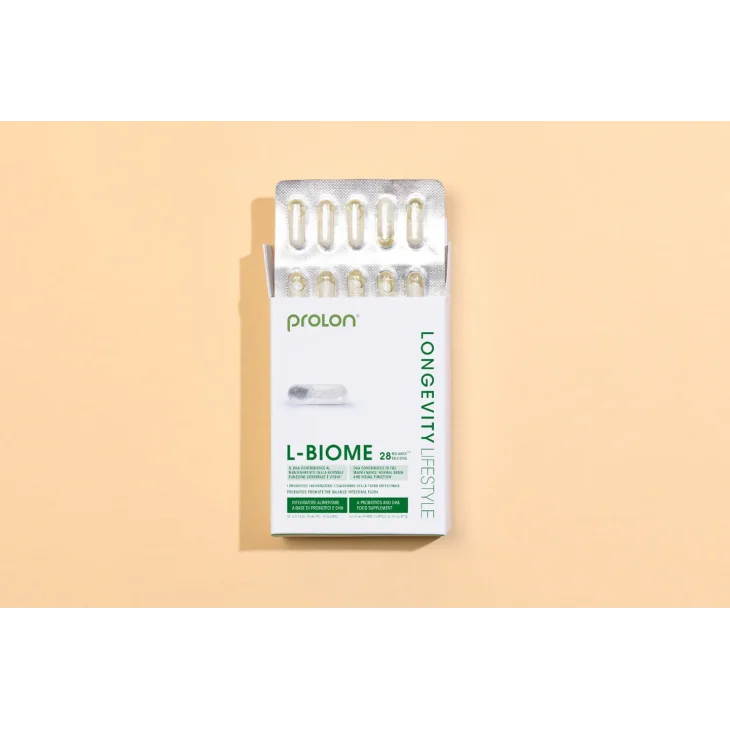ProLon L-Biome Integratore di Probiotici e DHA 60 Capsule