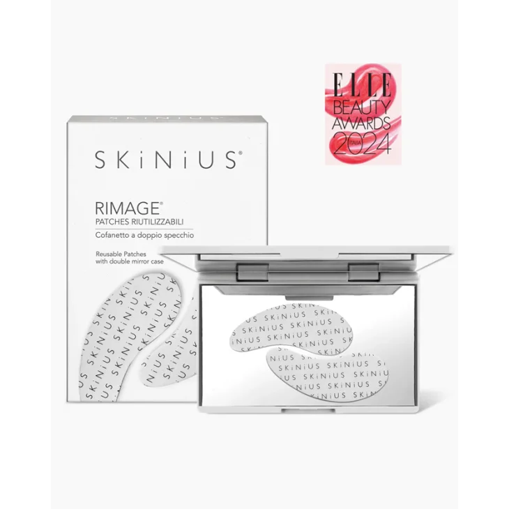 Skinius Rimage Patch Occhi Riutilizzabili + Cofanetto a doppio Specchio