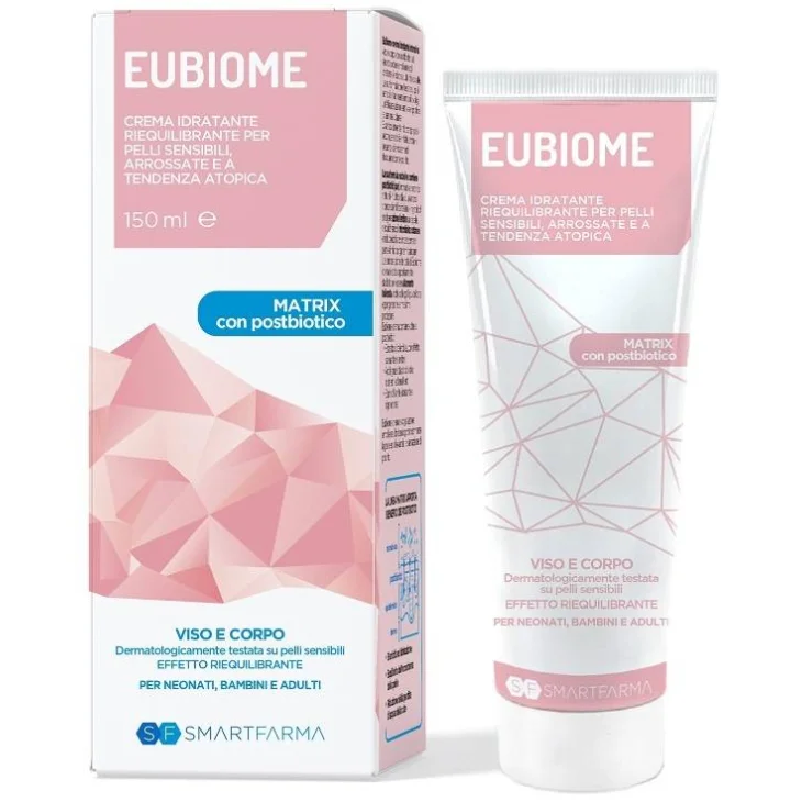 Eubiome Crema Idratante Riequilibrante Pelli Sensibili Arrossate Tendenza Atopica 150 Ml