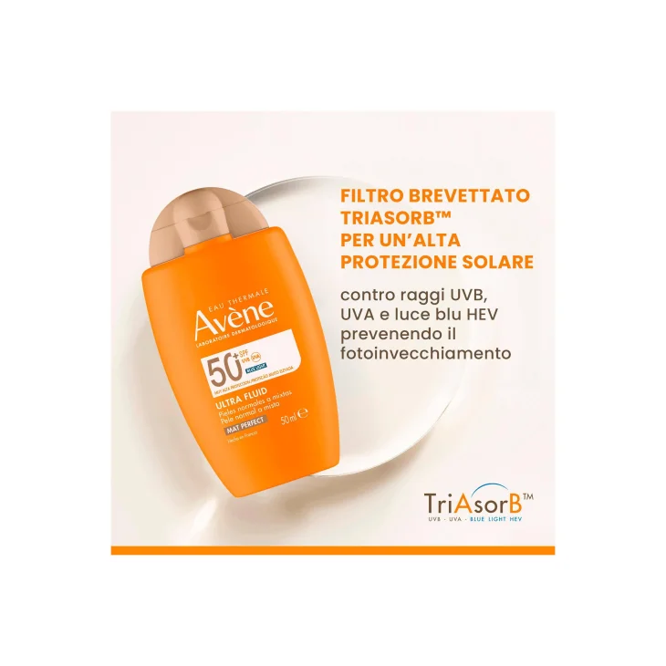 Avène Ultra Fluid Perfezionatore SPF50+ Protezione Solare Uniformante Colorata 50 ml