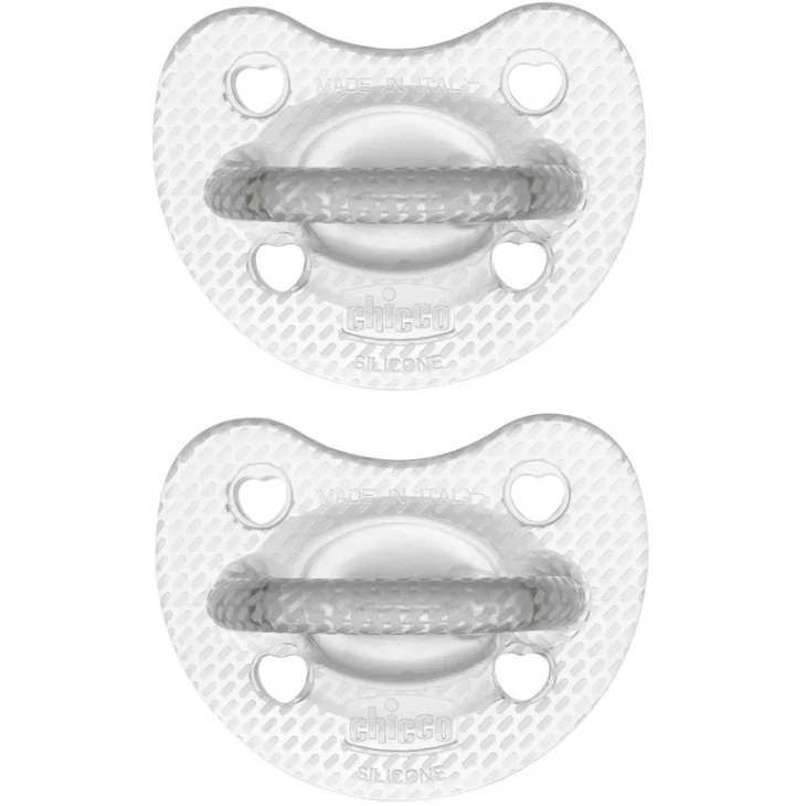 Chicco Gommotto Silicone Crystal 16-36 Mesi 2 Pezzi