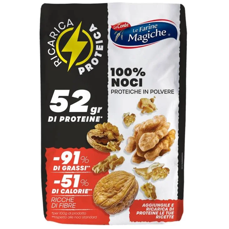 Le Farine Magiche Ricarica Proteica 100% Noci in Polvere 150 g