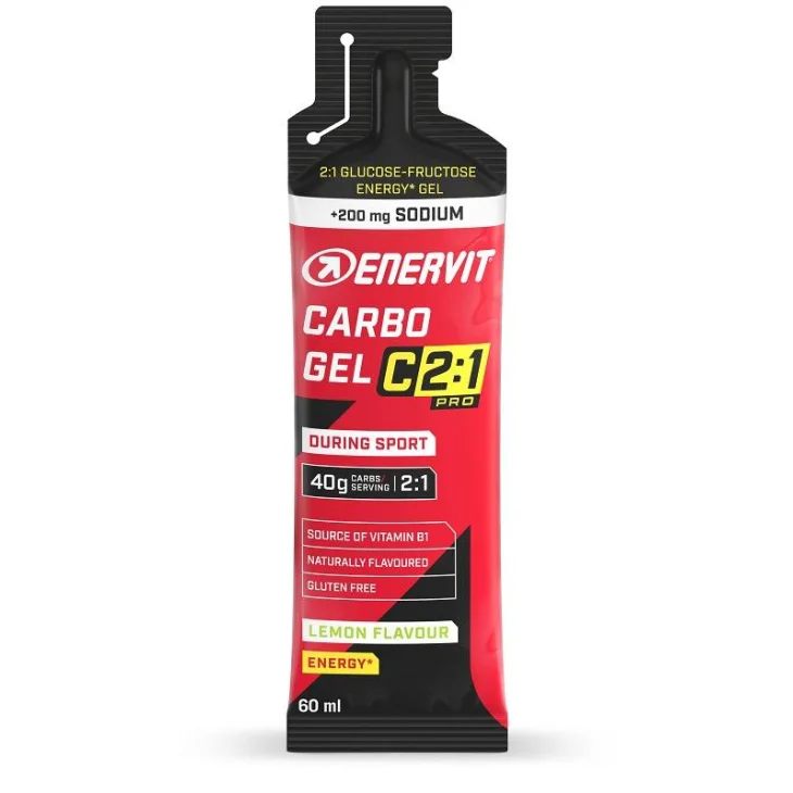 Enervit C2 1 Pro Gel Carbo Gusto Lemon con Sodio 60 ml