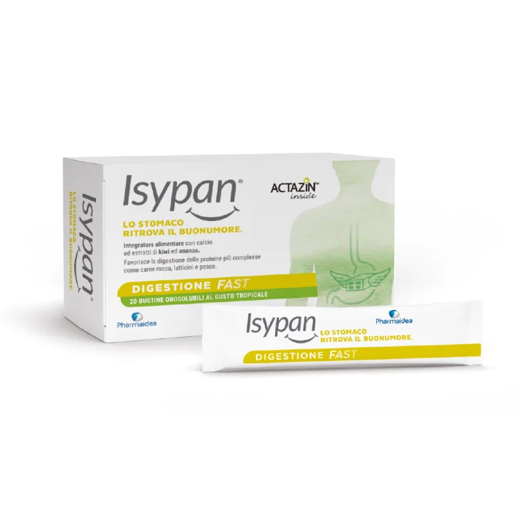 Isypan Digestione Fast Integratore di Enzimi Digestivi 20 bustine orosolubili