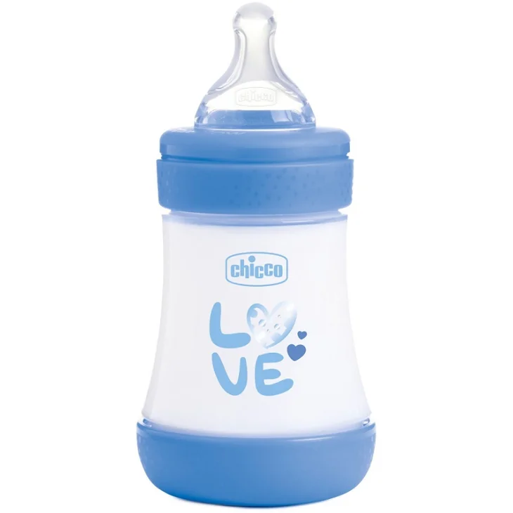 Chicco Biberon P5 150 ml Slow Silicone Boy