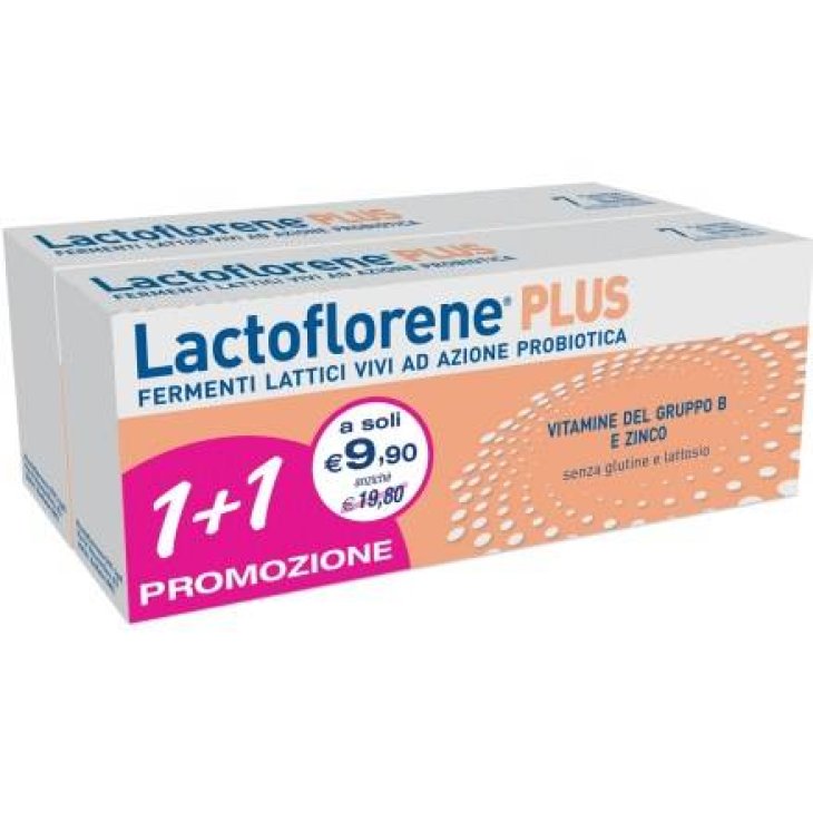 Lactoflorene Plus Bipack Integratore di Fermenti Lattici 14 Flaconi