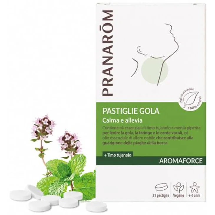 Pranarom Aromaforce Gola 21 Pastiglie