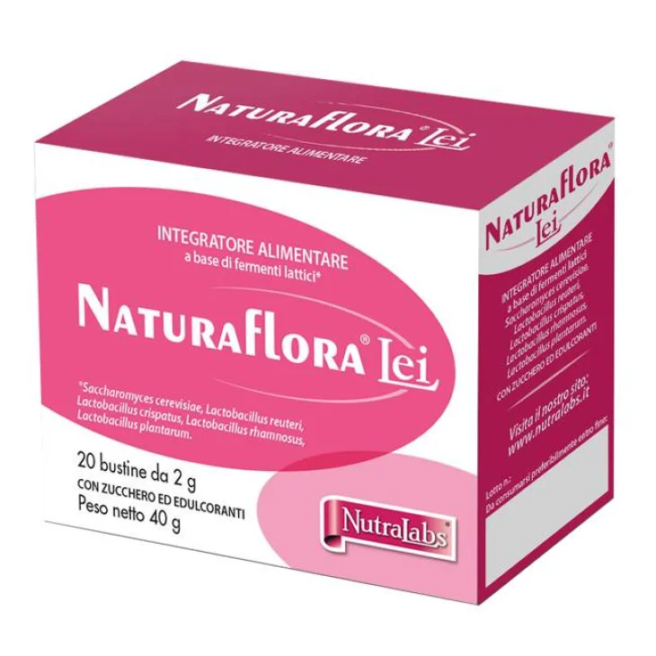 NaturaFlora Lei Integratore di Fermenti Lattici Vivi 20 Bustine