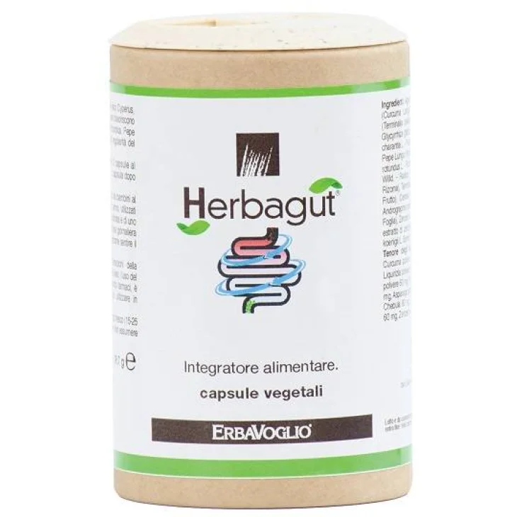 ErbaVoglio Herbagut Regolarità Transito Intestinale 60 Capsule