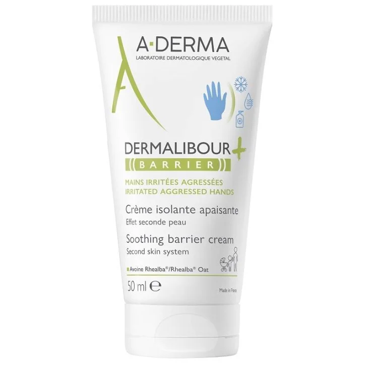 A-Derma Dermalibour+ Crema Barriera per Pelli Sensibili 50 ml