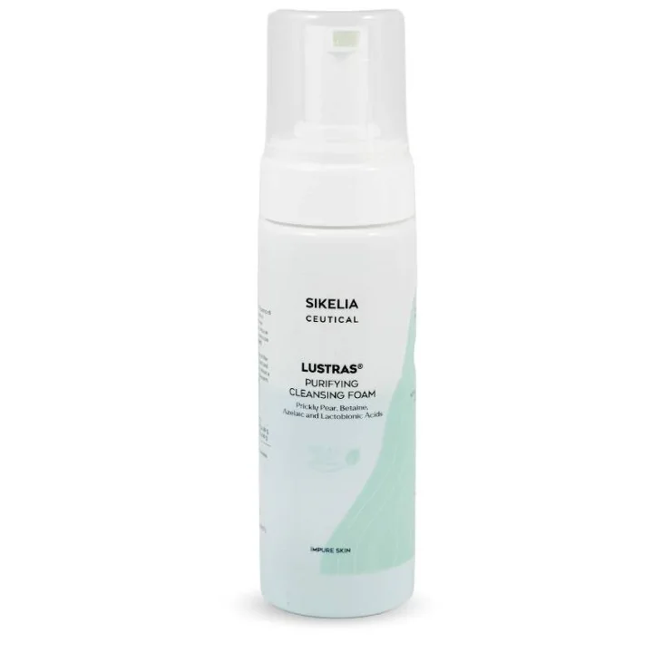 Sikelia Ceutical Lustras Mousse Detergente Purificante Viso 150 ml
