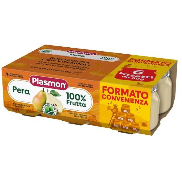 Plasmon Omogeneizzato Pera 6 x 80 g