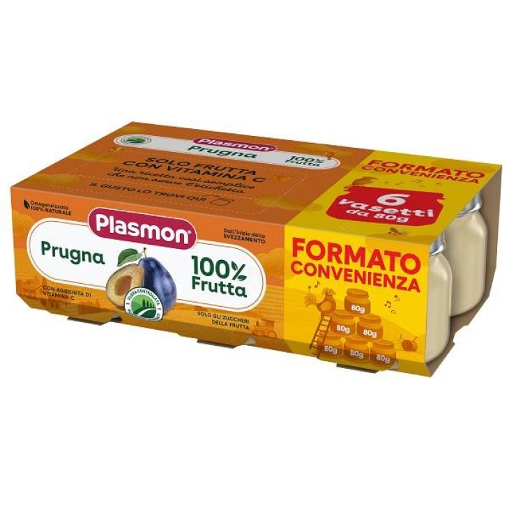 Plasmon Omogeneizzato Prugna 6 x 80 g
