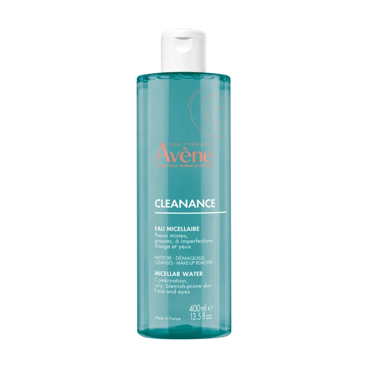 Av&egrave;ne Eau Thermale Cleanance Acqua Micellare Detergente Opacizzante, Pelle mista grassa a tendenza acneica, 400ml