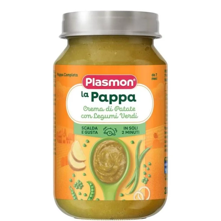 Plasmon La Pappa Crema di Patate con  Legumi Verdi 200 g