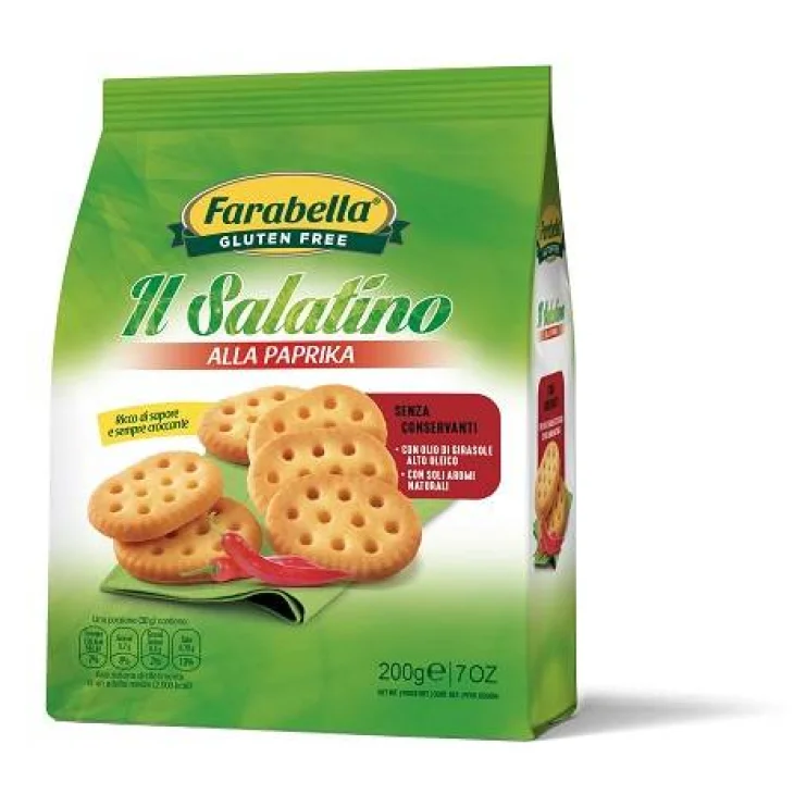 Farabella Il Salatino Paprika Snack senza Glutine 200 g