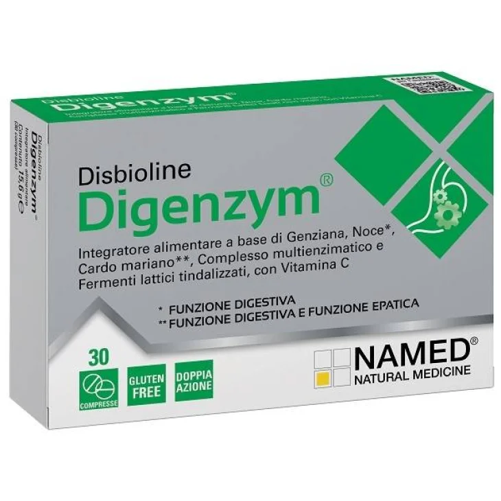 Named Disbioline Digenzym AB Integratore per la Digestione 30 Compresse