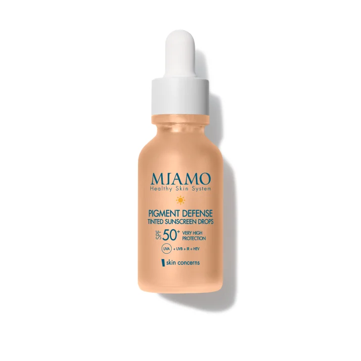 Miamo Pigment Defense Tinted Sunscreen Drops Siero Anti-Macchie spf50+ 30 ml