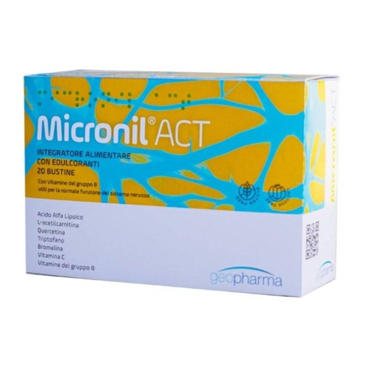 Micronil Act Integratore per il Sistema Nervoso 14 Bustine