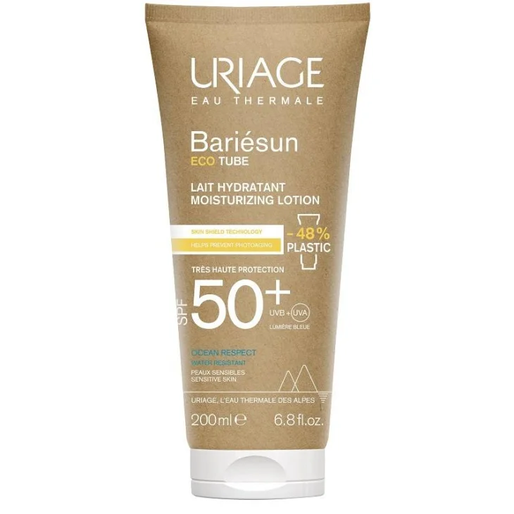 Uriage Bariesun SPF50+ Latte Protezione Solare Viso e Corpo 200 ml Tubo Eco