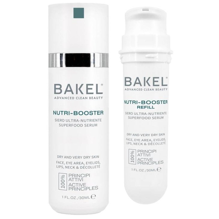 Bakel Nutri Booster Case & Refill Siero Anti-Età Ultra Nutriente Viso 30 ml