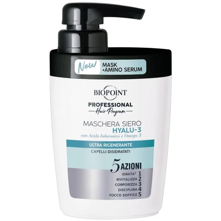 Biopoint Professional Maschera per Capelli Hyalu-3 300 ml