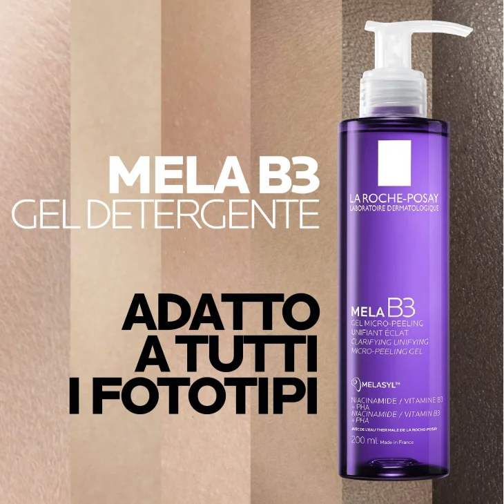 La Roche Posay Mela B3 Gel Detergente Micro-peeling Antimacchie 200 ml