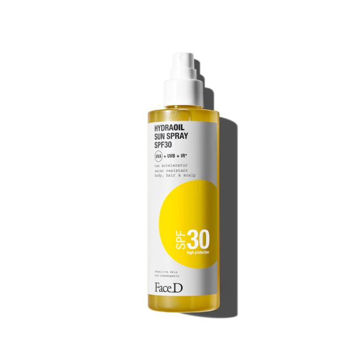 Face D Hydraoil Spray Solare per Corpo e Capelli SPF30 200 ml