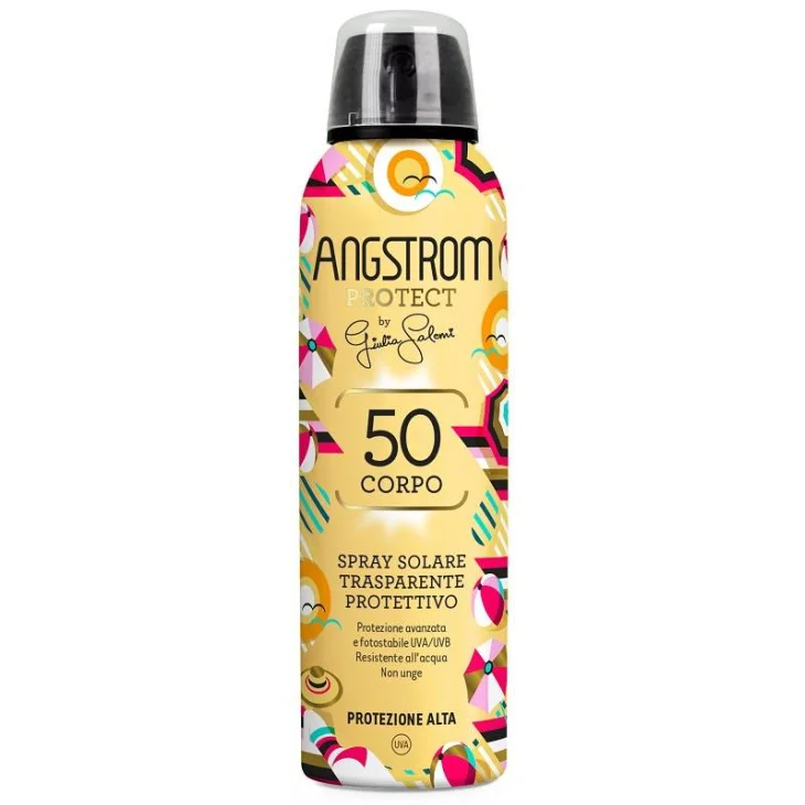 Angstrom Protect Spray Solare Trasparente SPF50+ Corpo 150 ml Limited Edition 2024