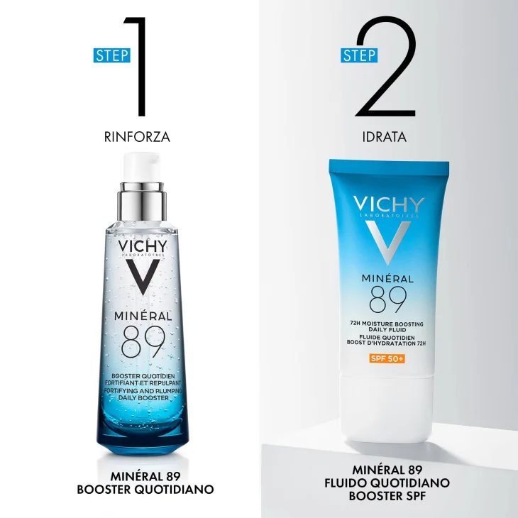 Vichy Mineral 89 UV SPF50+ Fluido Idratante Viso 50 ml