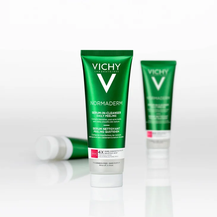 Vichy Normaderm Nettoyant Peeling Cleanser Siero Detergente Quotidiano 125 ml