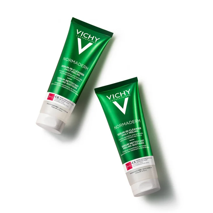 Vichy Normaderm Nettoyant Peeling Cleanser Siero Detergente Quotidiano 125 ml