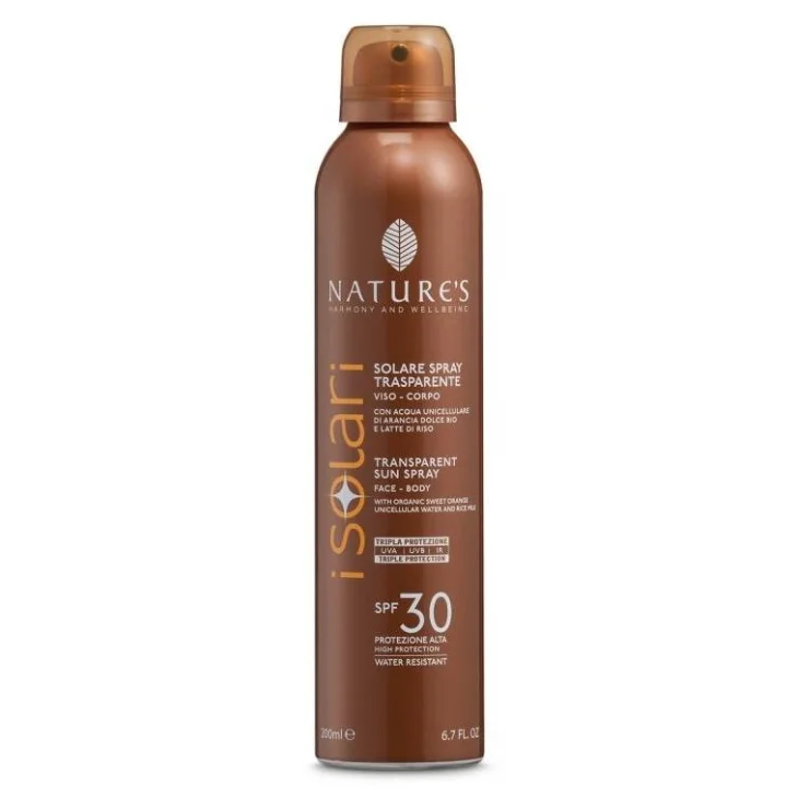 Nature's i Solari Spray Trasparente Viso-Corpo SPF30 20 ml