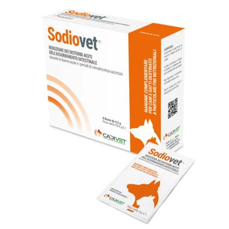 Sodiovet Mangime Complementare per uso Veterinario 8 Bustine