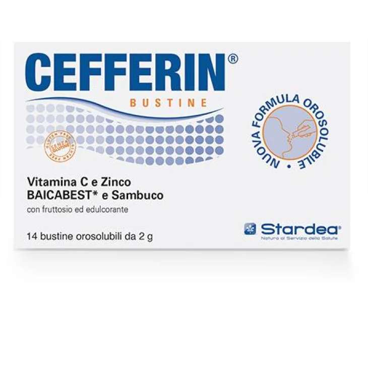 Cefferin Integratore di Vitamina C e Zinco 14 Bustine Orosolubili