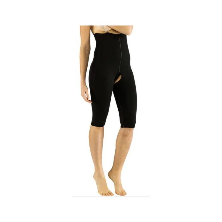 Wellness 373 Salopette Liposuzione Corta Indumento compressivo Nero Taglia XL