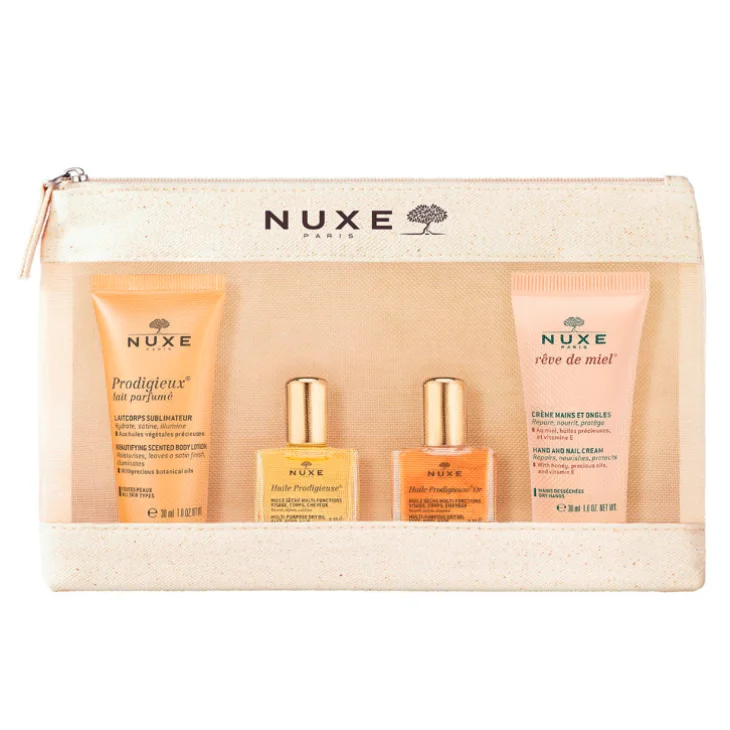 Nuxe Trousse Voyage Prodigieux 2024 Trattamenti Viso e corpo