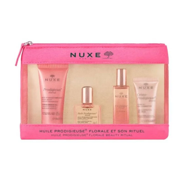 Nuxe Trousse Voyage Prodigieux Floral 2024 Trattamenti Viso e Corpo