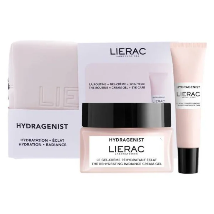 Lierac Trousse Mamma Hydragenist Crema Gel 50 ml + Trattamento Occhi Reidratante 15 ml