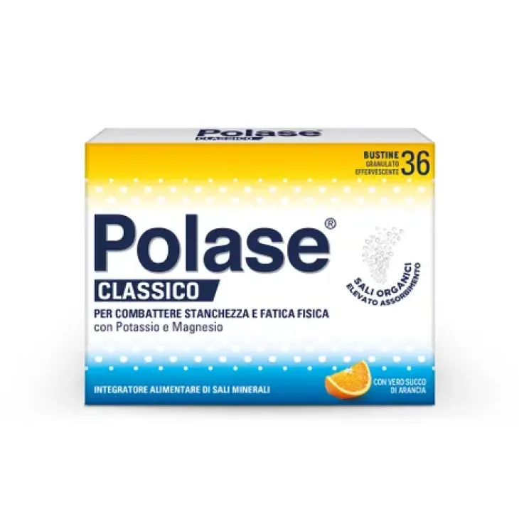 Polase Classico Integratore di Sali Minerali Gusto Arancia 36 bustine Promo 2024