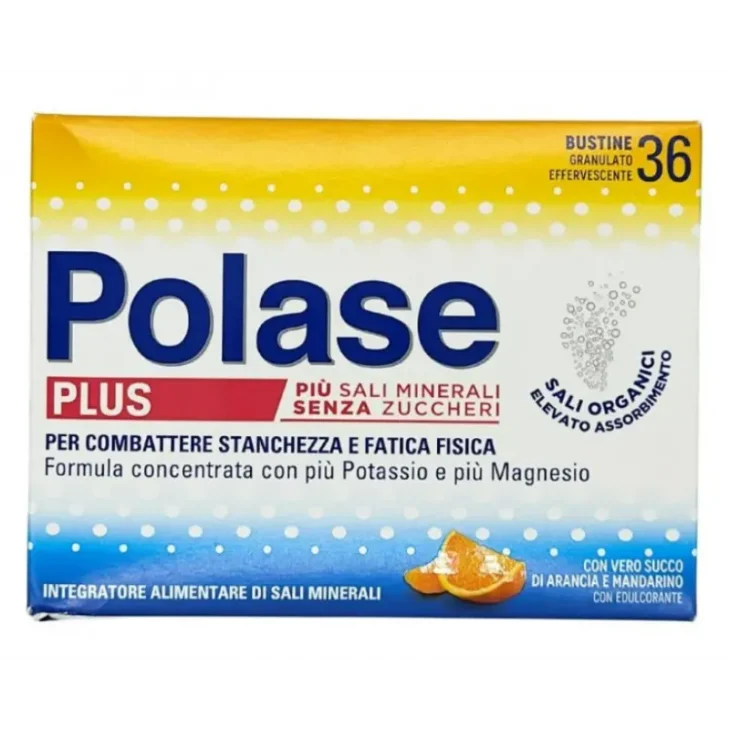 Polase Plus Integratore di Sali Minerali Gusto Arancia 36 bustine Promo 2024