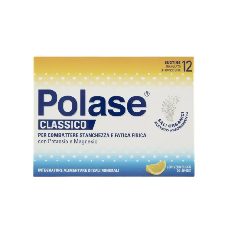 Polase Classico Integratore di Sali Minerali Gusto Limone 12 bustine Promo 2024