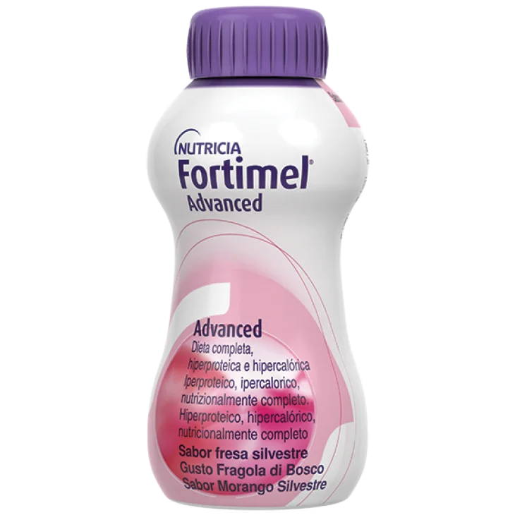 Nutricia Fortimel Advanced Alimento a Fini Medici Speciali Fragola Di Bosco 4 X 200 ml