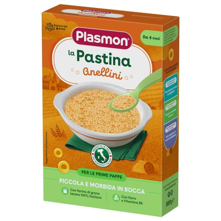Plasmon Pasta Anellini per Bambini 300 g