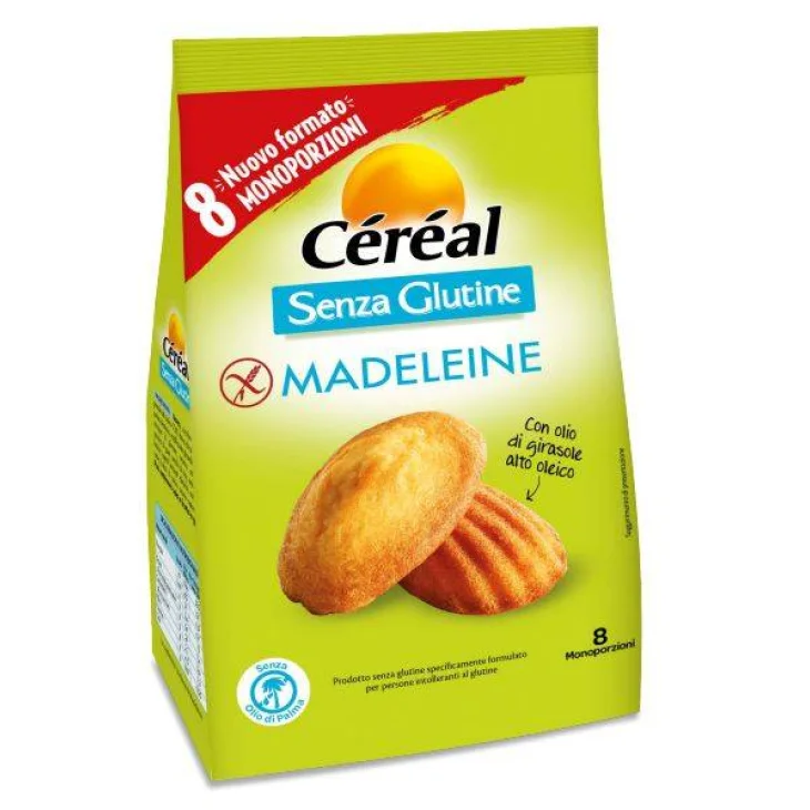 Cereal Madaleine Senza Glutine 8 pezzi da 28,5 g