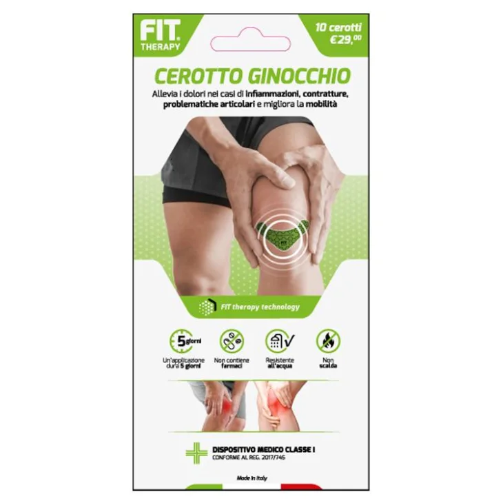 Fit Therapy Cerotto per il Ginocchio 10 pezzi