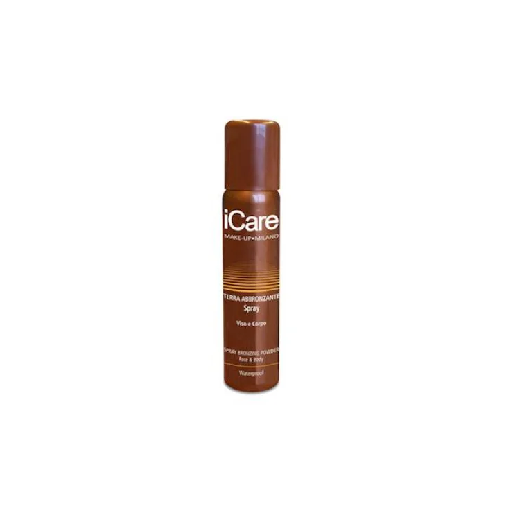 ICare Terra Abbronzante Spray Viso e Corpo Colore 50 Natural Medium