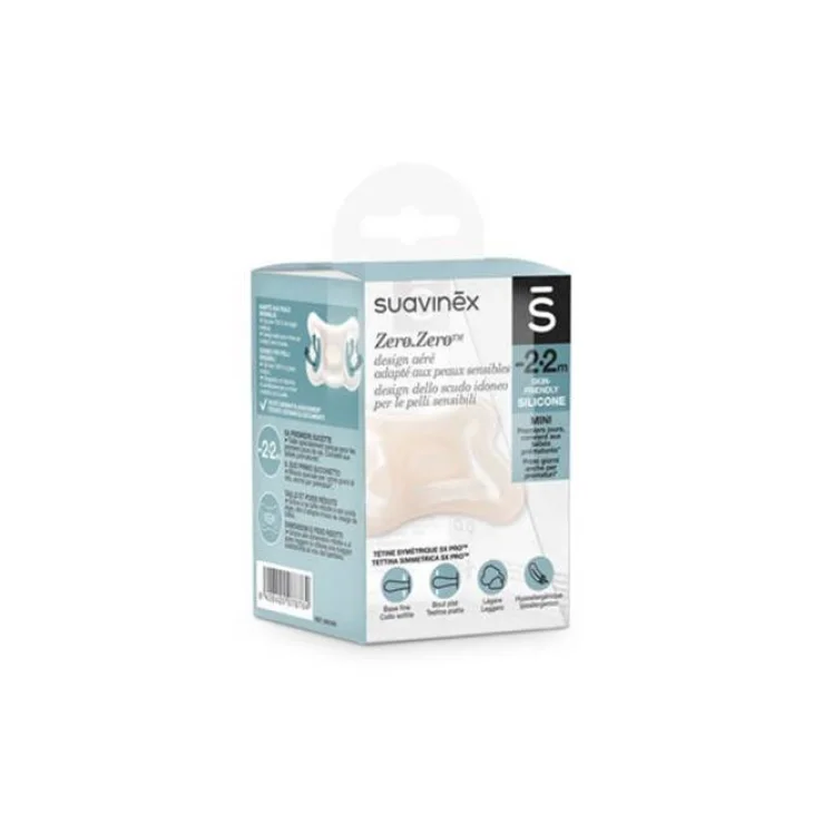 Suavinex Zero Zero SX Pro Succhietto in Silicone per Bambini dai 2 mesi 1 pezzo