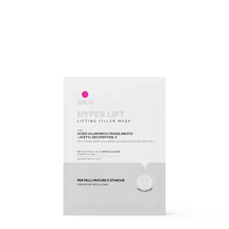 Veralab Hyper Lift Mask Maschera Viso in Biocellulosa Liftante 15 ml Veralab Hyper Lift Mask Maschera Viso in Biocellulosa Liftante 15 ml